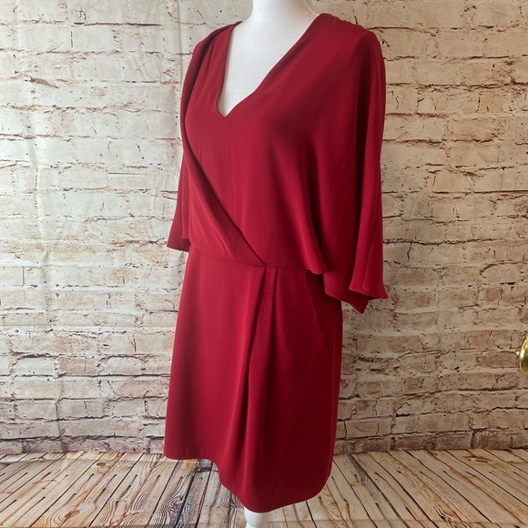NWT Halston Heritage Drape Dolman A Line Dress - Picture 7 of 13
